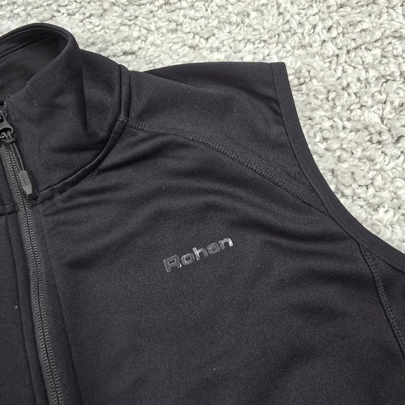 Rohan‎ Fellside Vest Mens Medium Black Stretch Full Zip Pockets Outdoors Hiking - Picture 3 of 11
